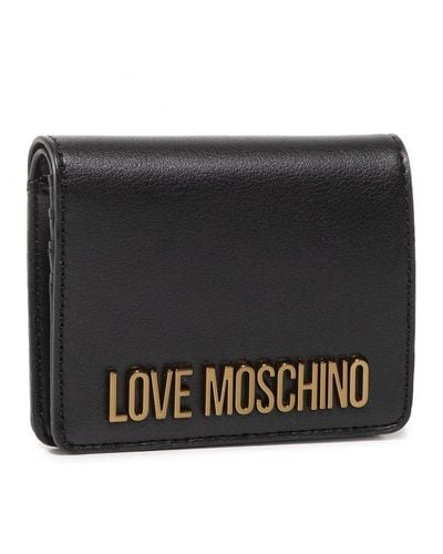 Love Moschino /mädchen black galv.ott.v. geldbeutel - Schwarz