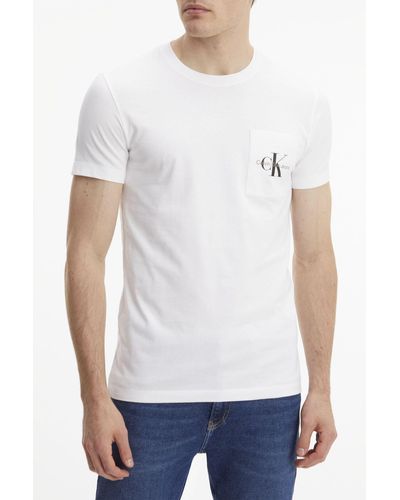 Calvin Klein Es t-shirt - Weiß