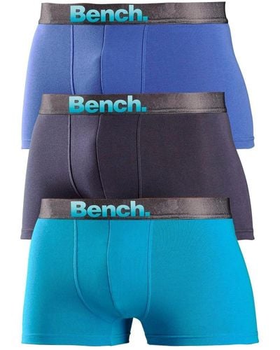 Bench Boxershorts unifarben - Blau