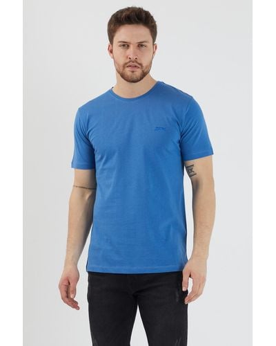 Slazenger 1881 T-shirt regular fit - Blau