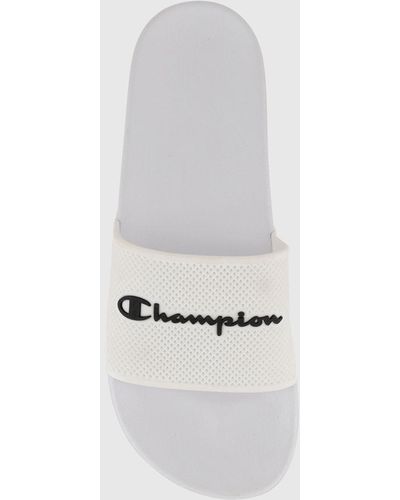 Champion Pantolette flacher absatz - Weiß