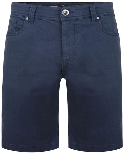 Threadbare Shorts mittlerer bund - Blau