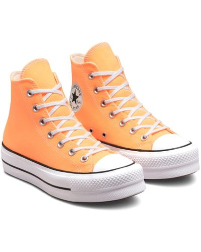 Converse Sneaker flacher absatz - Orange