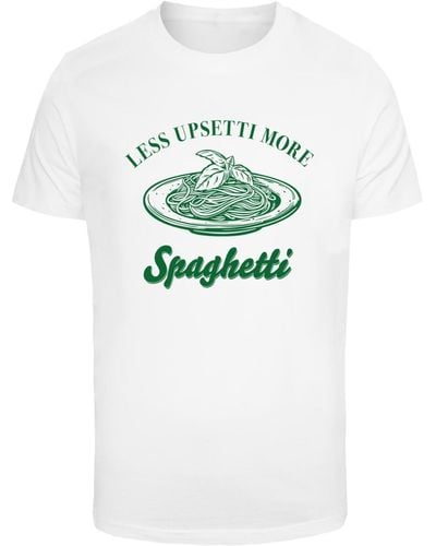 Mister Tee Upsetti spaghetti-t-shirt - Grau