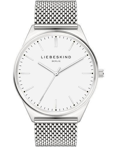 Liebeskind Berlin Armbanduhr silber - one size - Weiß