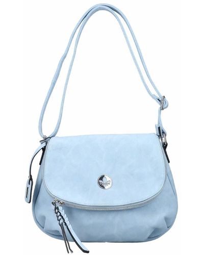 Rieker Handtasche strukturiert - one size - Blau