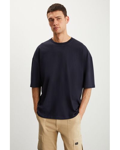 Grimelange Rhett t-shirt, marineblau
