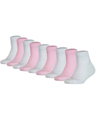 PUMA Kinder socken, 9er pack sport quarter sock, ecom - 39-42 - Pink