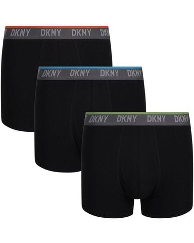 DKNY Boxershorts unifarben - Schwarz