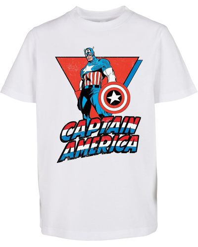 Mister Tee Marvel captain america kids tee - Weiß