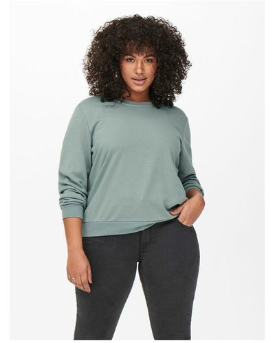 Only Carmakoma Sweatshirt regular fit - Grün