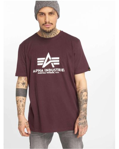 Alpha Industries Basic t-shirt - m - Rot