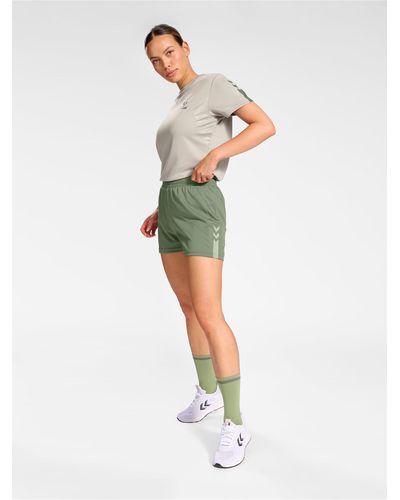 Hummel Kurze sporthose mittlerer bund - Grün