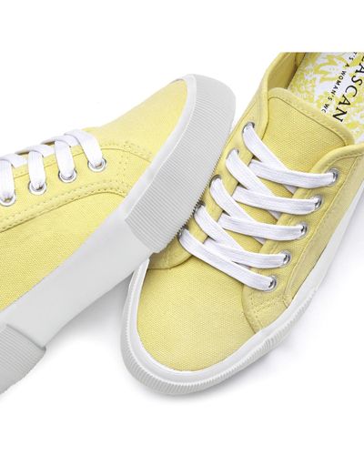 Lascana Sneaker flacher absatz - Gelb