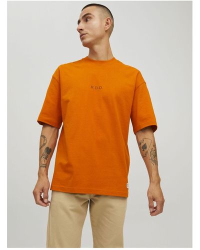 Jack & Jones T-shirt rdd calvin - Orange