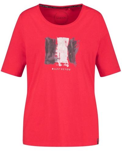 Samoon Rundhals-t-shirt - Rot