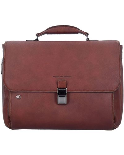 Piquadro Black square aktentasche leder 40 cm laptopfach - Rot