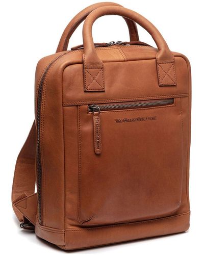 The Chesterfield Brand Wax pull up lincoln rucksack leder 32 cm laptopfach - Braun