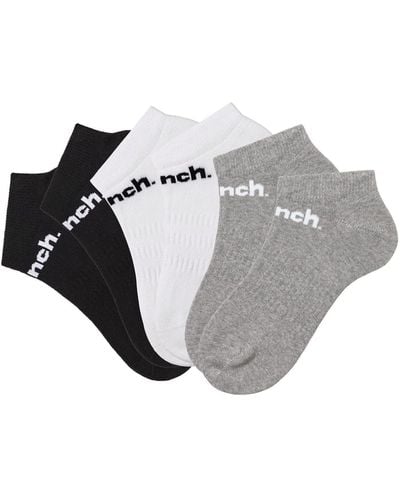 Bench Socken unifarben - 35-38 - Grau