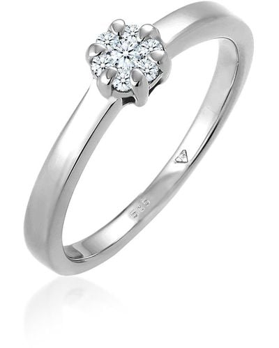 Elli Jewelry Ring diamant - Mehrfarbig