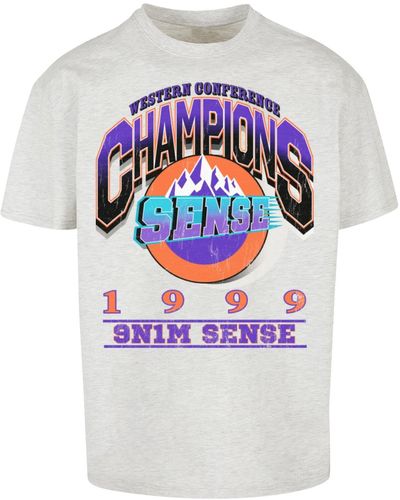 9N1M SENSE Sense champions t-shirt - Grau