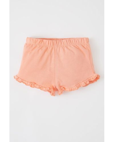 Defacto Basic-shorts für baby-mädchen - Pink