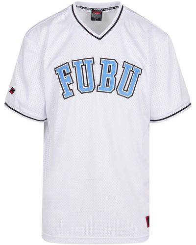 Fubu Fm242-003-1 college mesh tee - Blau