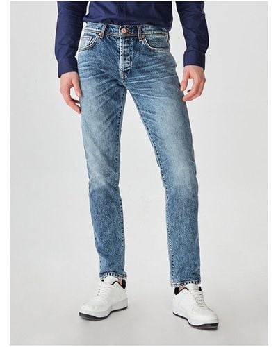 LTB Enrico super slim jeanshose mit niedriger taille und schmalem bein - Blau