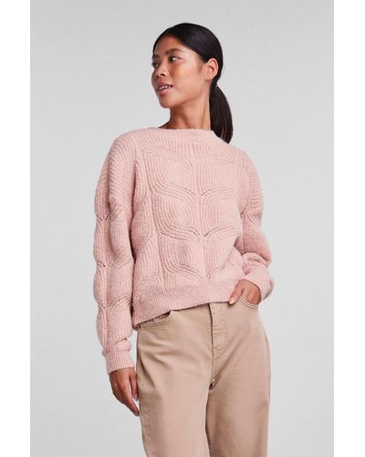 Pieces Pullover regular fit - Pink