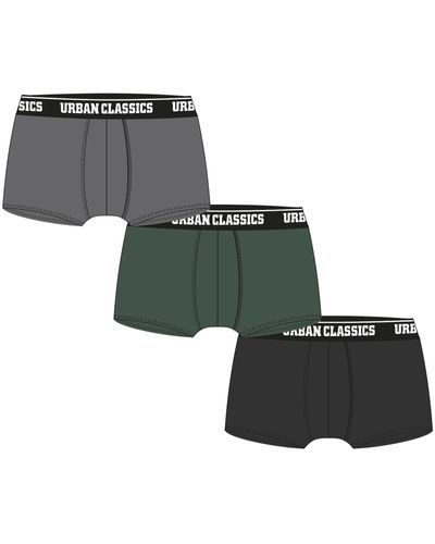 Urban Classics Boxershorts unifarben - Grün