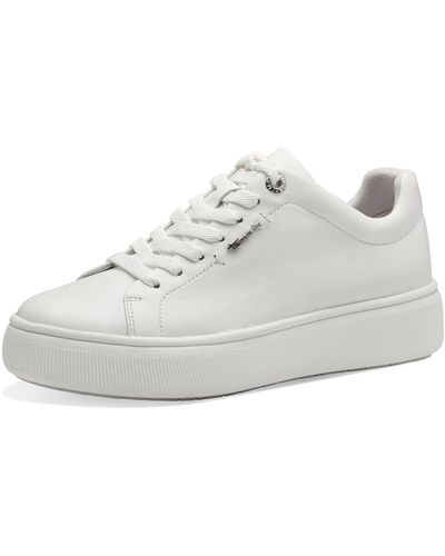 Tamaris Low sneaker low top 1-23736-42 117 white leather leder mit touch-it - Weiß