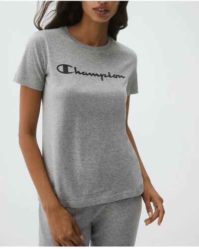 Champion T-shirt / mädchen hell - Grau