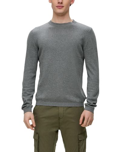 Qs By S.oliver Strickpullover - Grau