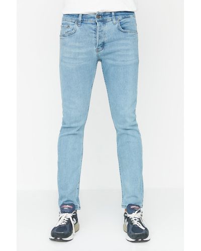 Trendyol E skinny-fit-jeans - Blau