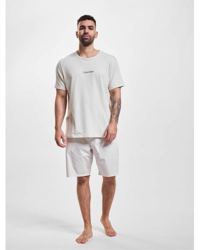 Calvin Klein Unterwäsche short set schlafanzug - Weiß