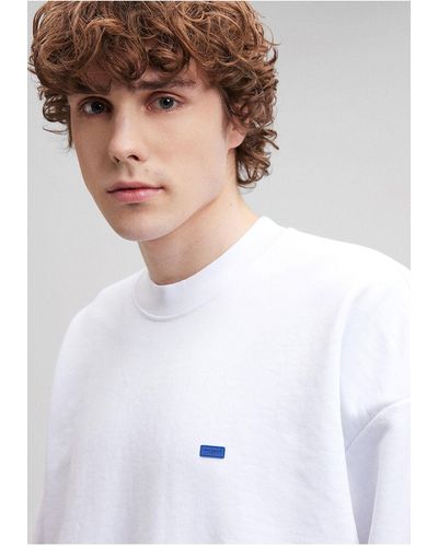 Mavi Es basic-sweatshirt mit rundhalsausschnitt -620 - Weiß