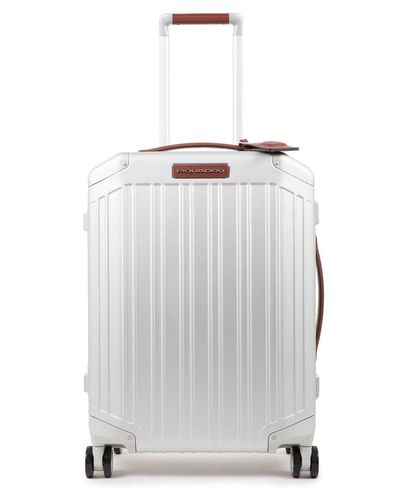 Piquadro Koffer unifarben - Weiß