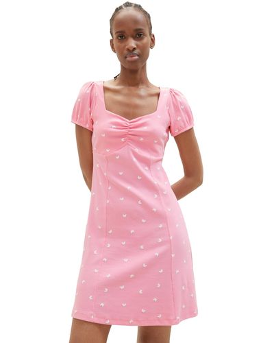 Tom Tailor Denim Kleid basic - Pink