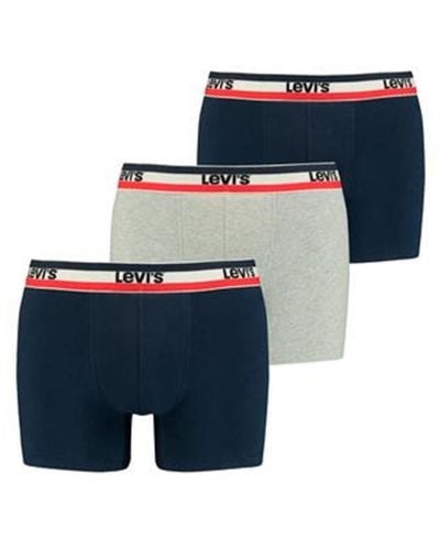 Levi's Levi's boxershorts sportswear logo boxer brief 3er pack - Blau
