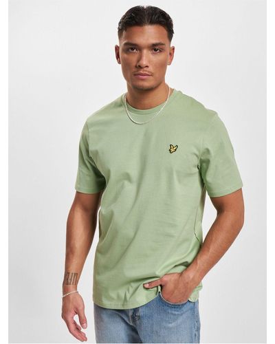 Lyle & Scott T-shirt einfarbig - Grün
