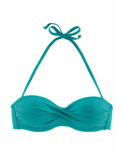 S.oliver Beachwear bandeau-bikini-top »spanien« - Grün