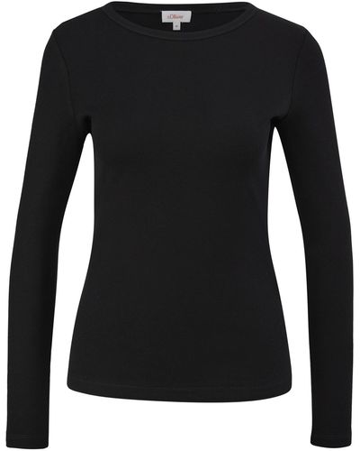 S.oliver T-shirt regular fit - Schwarz