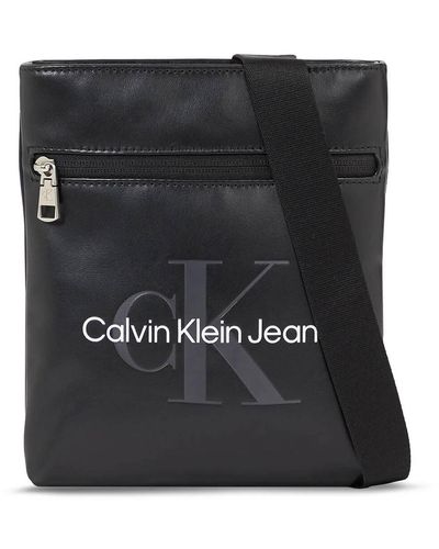 Calvin Klein Monogramm soft flatpack18 - Schwarz