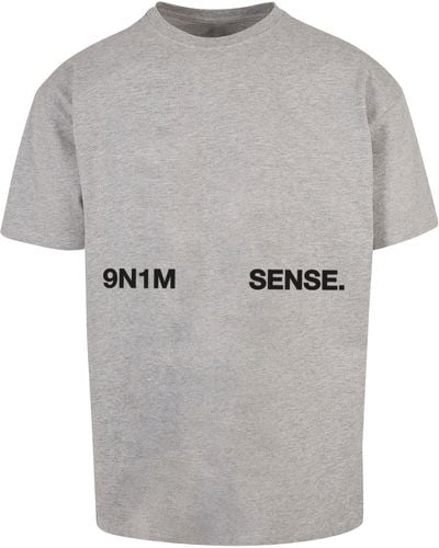 9N1M SENSE Sense spaced logo t-shirt - Grau