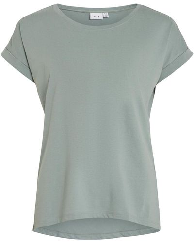 Vila T-shirt rundhalsausschnitt - Grau