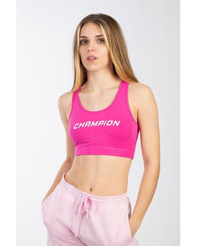 Champion Sport-bh slogan - Pink