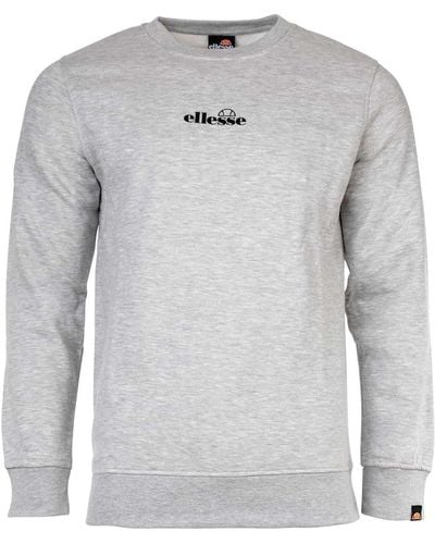 Ellesse Sweatshirt kiamto, sweater, rundhals, langarm, logo - Grau