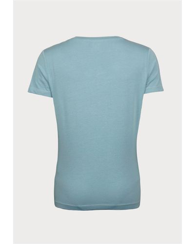 EA7 T-shirt core lady tee - Blau
