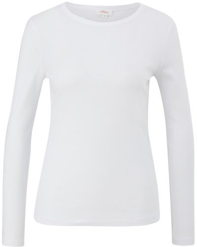 S.oliver T-shirt figurbetont - Weiß