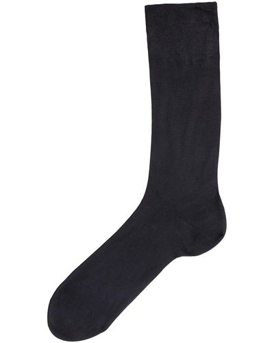 SUWEN Socken unifarben - Schwarz